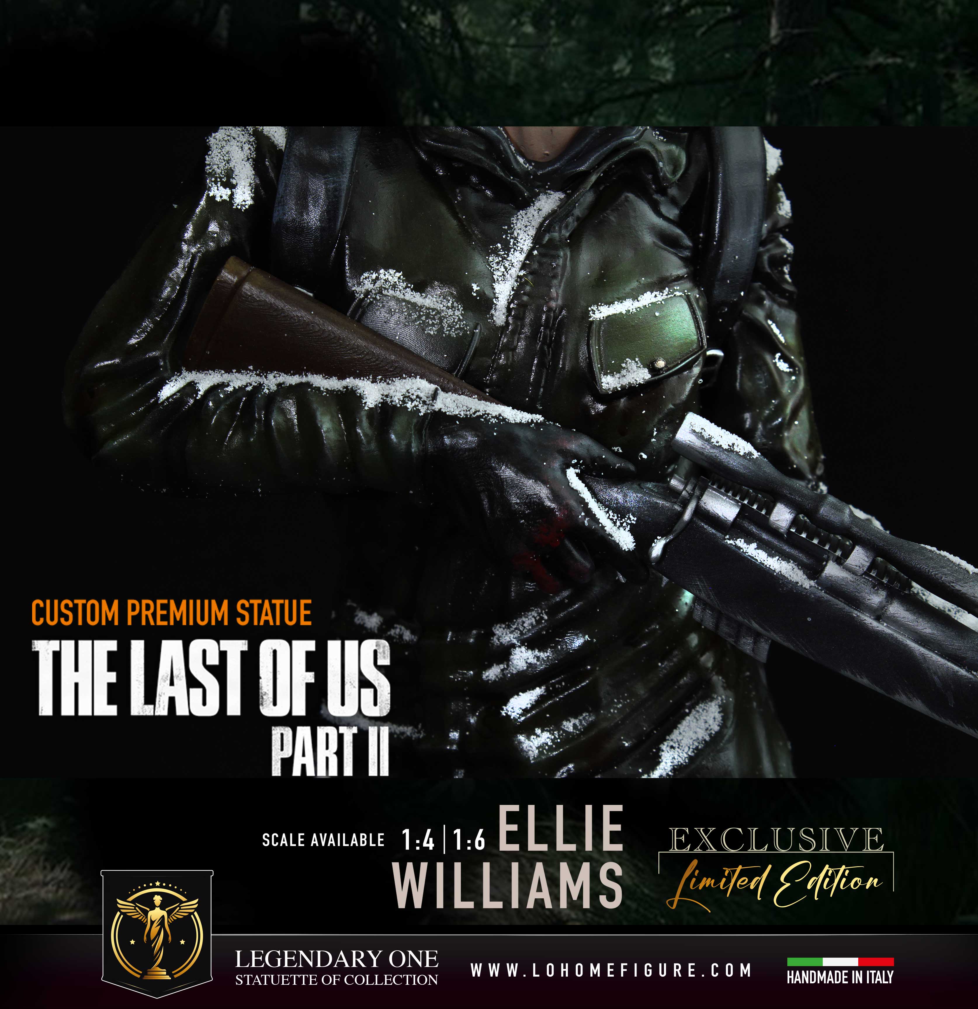 Ellie Williams Statua da collezione Esclusiva - The Last of Us Figure Limited Edition - scala 1:4