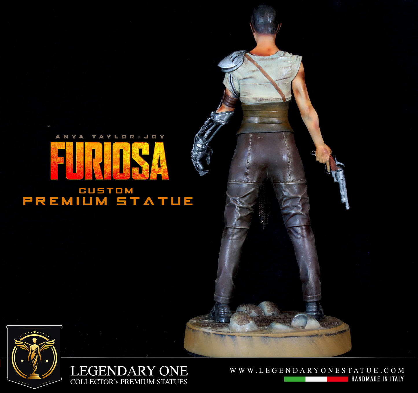 Furiosa statue, Mad Max figure, Furiosa Mad Max Saga, Figure Custom Premium Exclusive, Anya Taylor-Joy Movie Edition, Real Color Effect High Res. 12k