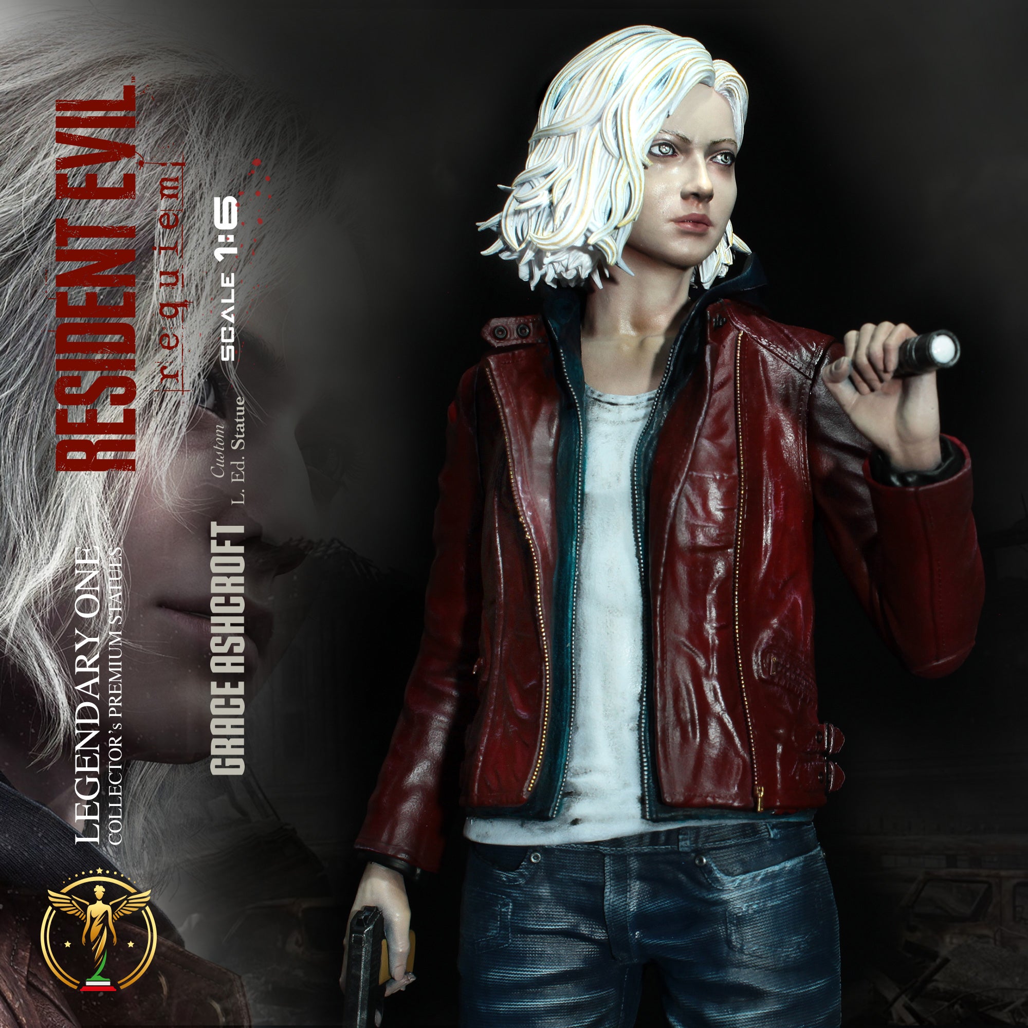 Grace Ashcroft Statua da Collezione - Resident Evil Requiem Figure - Real Game Color - scala 1:6 / 1:4