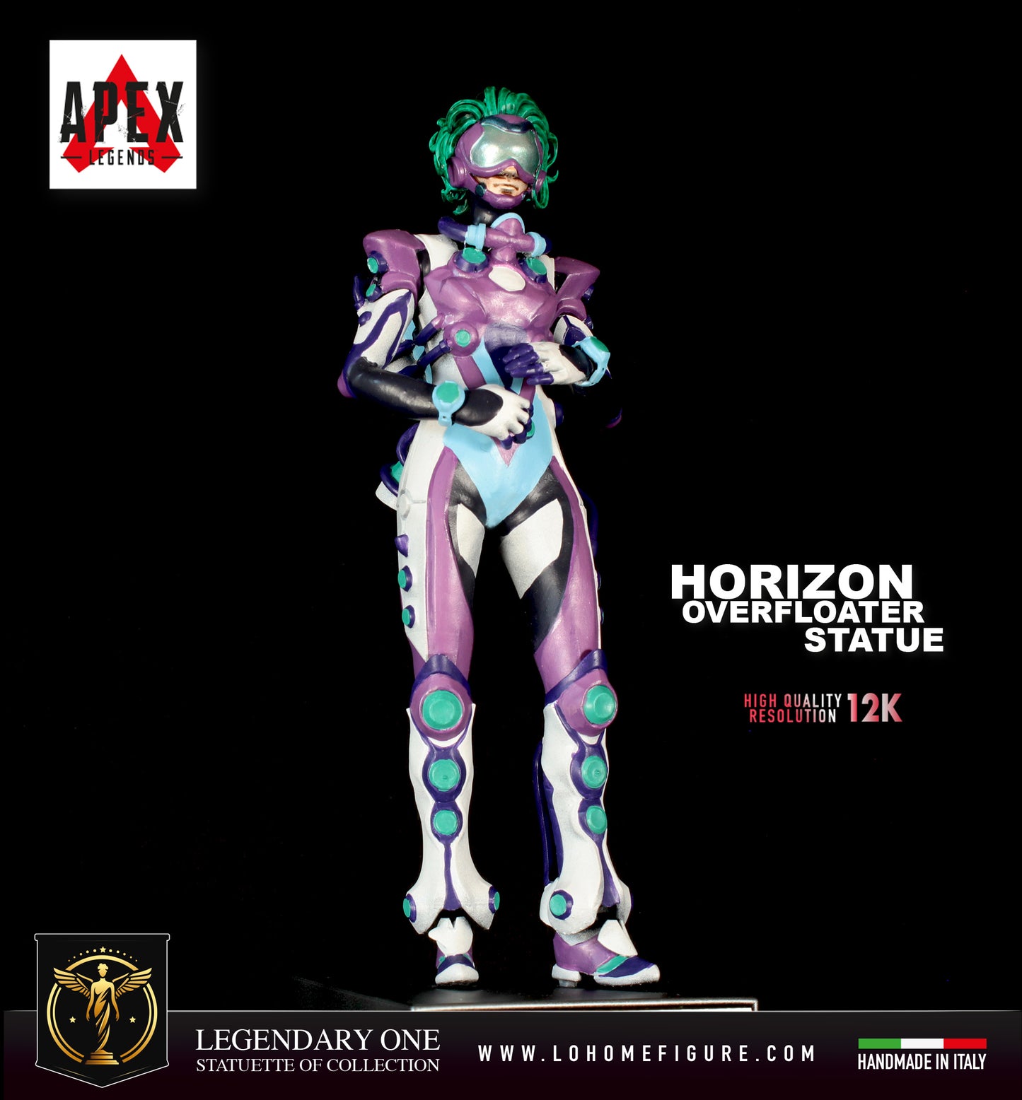 Horizon Overfloater Figure Premium Statue Apex Legends, Statua di Horizon in edizione esclusiva High Quality 12K