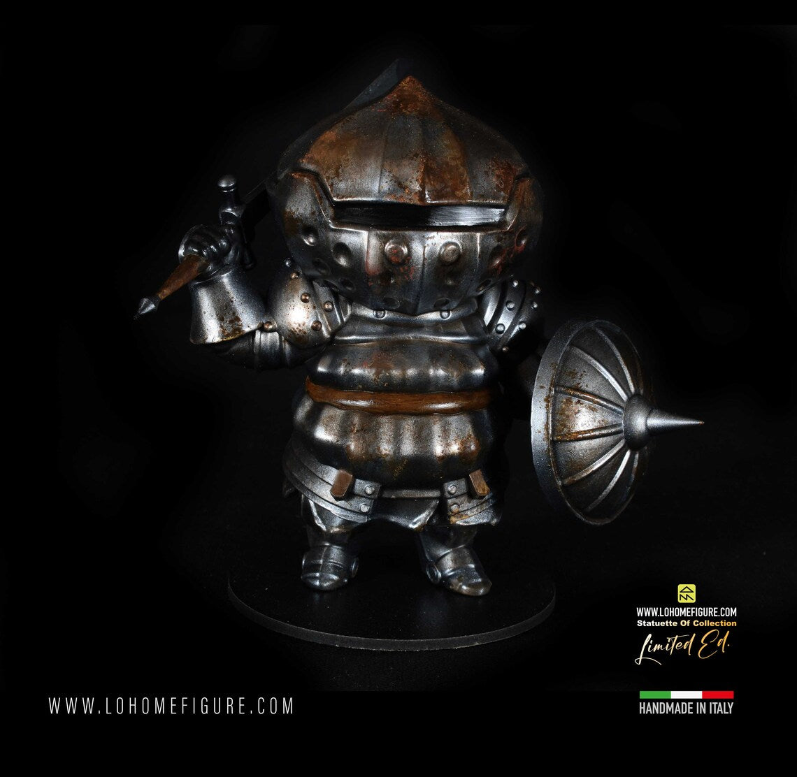 Dark Souls figure, Siegmeyer of Catarina figure, Onion knight Statue, statua da collezione, qualità 12K con incisione Handmade in ITALY