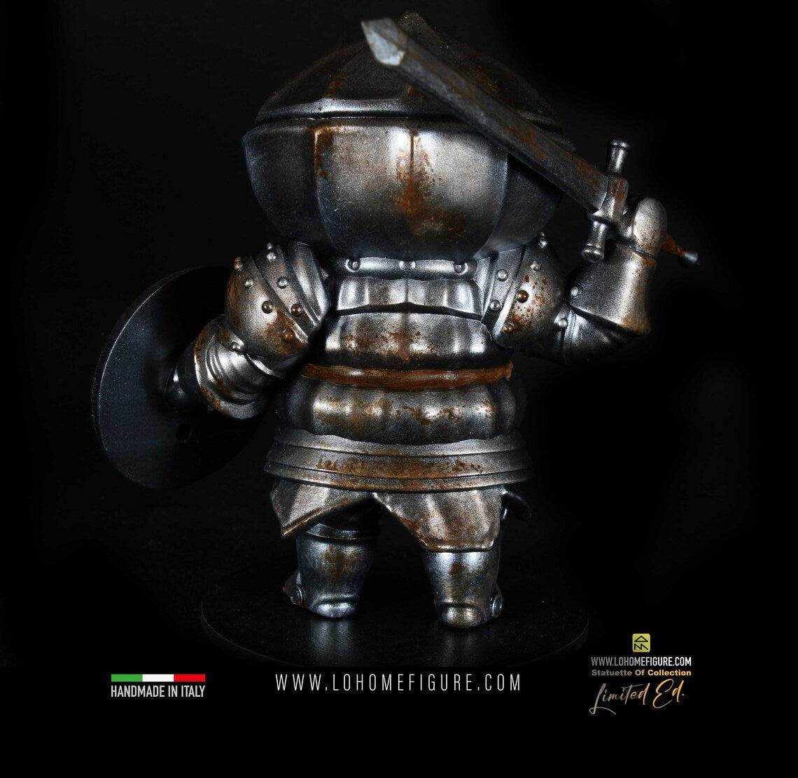 Dark Souls figure, Siegmeyer of Catarina figure, Onion knight Statue, statua da collezione, qualità 12K con incisione Handmade in ITALY