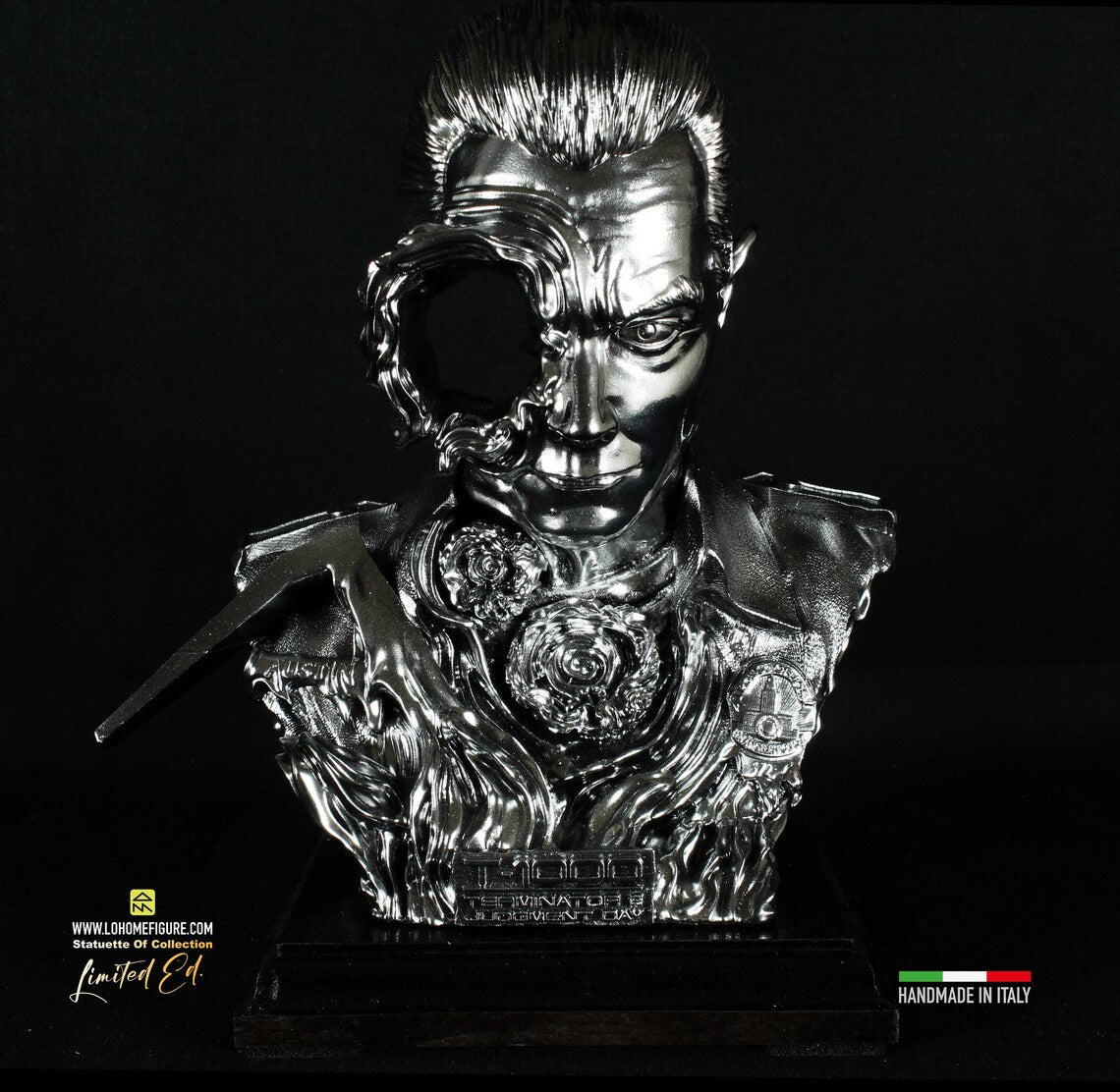 Terminator Busto T-1000 Statua, Liquid Metal Effect Glass, Terminator Gift  Action figure High Quality 12K Real Cinematic Effect