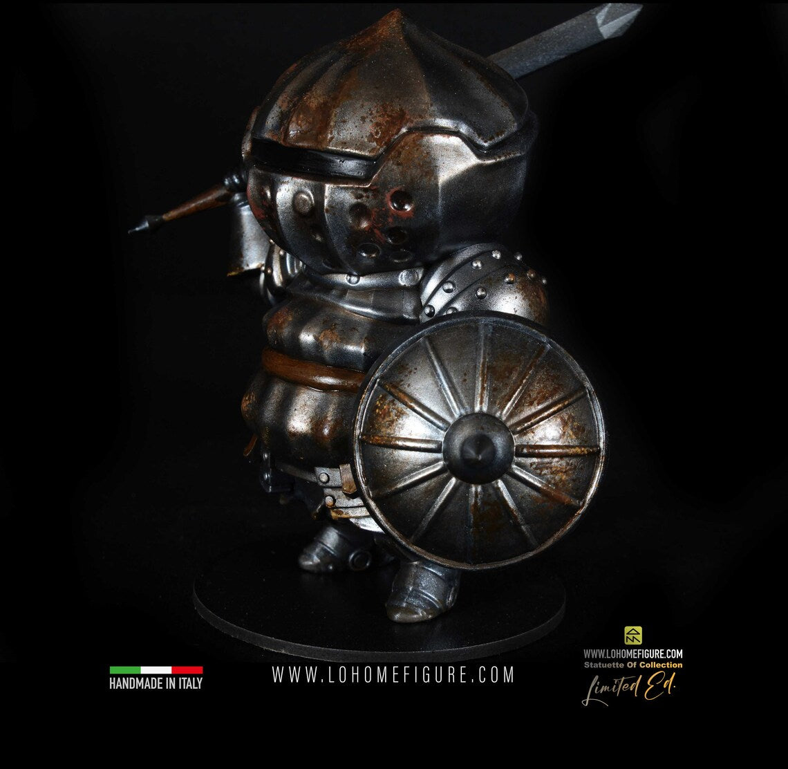 Dark Souls figure, Siegmeyer of Catarina figure, Onion knight Statue, statua da collezione, qualità 12K con incisione Handmade in ITALY