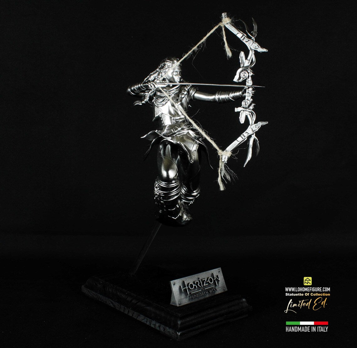 Aloy Figure Horizon Forbidden West Statua da collezione, Statua di Aloy Chrome Mirror Limited Edition  12k High Quality  Made in ITA