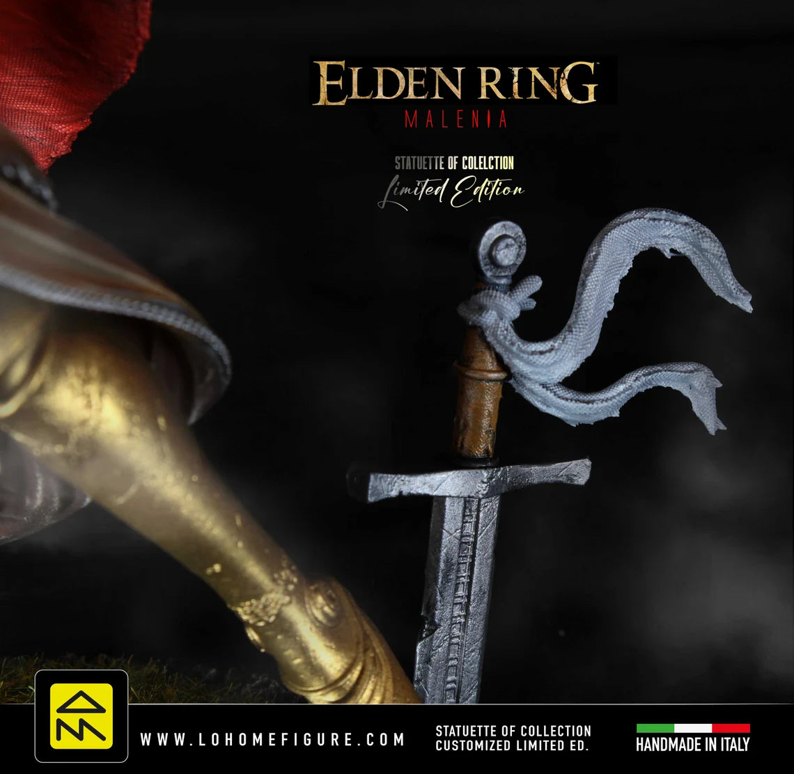 Malenia Statua, Elden Ring figure, Blade of Miquella Statua, Figure Premium Elden Ring Collector's Statue made in ITA Gaming Figure 12K