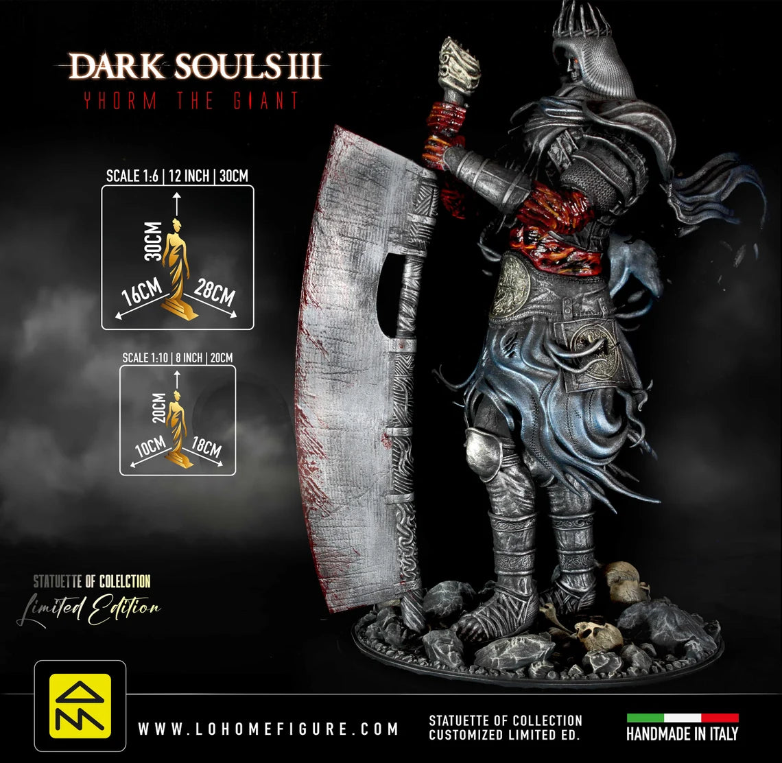 Yhorm Statua, Dark Souls figure, Yhorm the giant figure, Statua Premium Dark Souls III Collector's Statue made in ITA Gaming Figure 12K