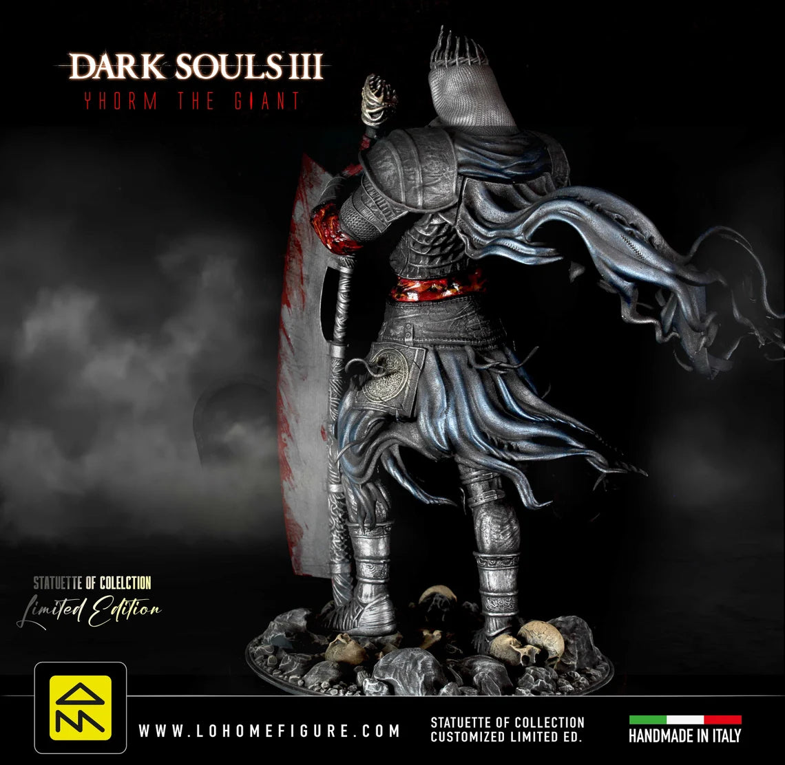 Yhorm Statua, Dark Souls figure, Yhorm the giant figure, Statua Premium Dark Souls III Collector's Statue made in ITA Gaming Figure 12K