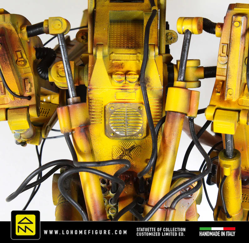 Ripley Power Loader statua, Alien statua di Ripley Real Cinema Color, Caterpillar Alien Power Loader con cavi veri 12K Made in Ita