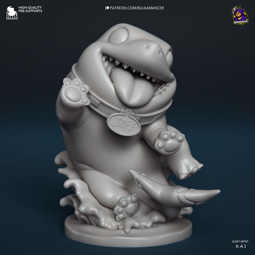 Jeff the Land Shark Marvel Rivals statua da collezione IceBreaker Series