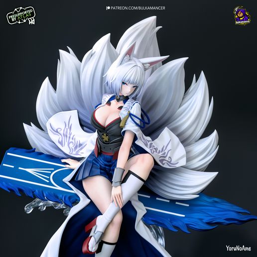 Kaga Azur Lane statua da collezione IceBreaker Series