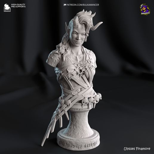 Karlach Baldur's Gate 3 statua da collezione IceBreaker Series