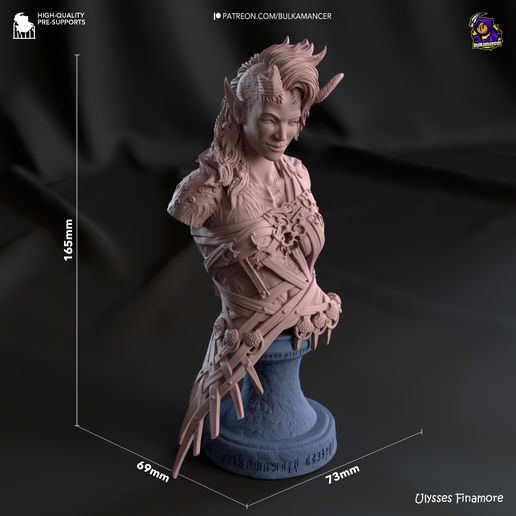 Karlach Baldur's Gate 3 statua da collezione IceBreaker Series