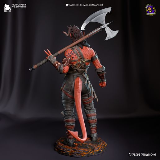 Karlach Baldur's Gate 3 statua da collezione IceBreaker Series