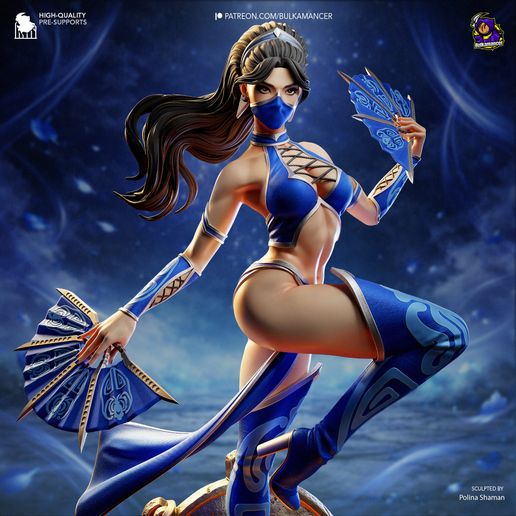 Kitana Mortal Kombat statua da collezione IceBreaker Series