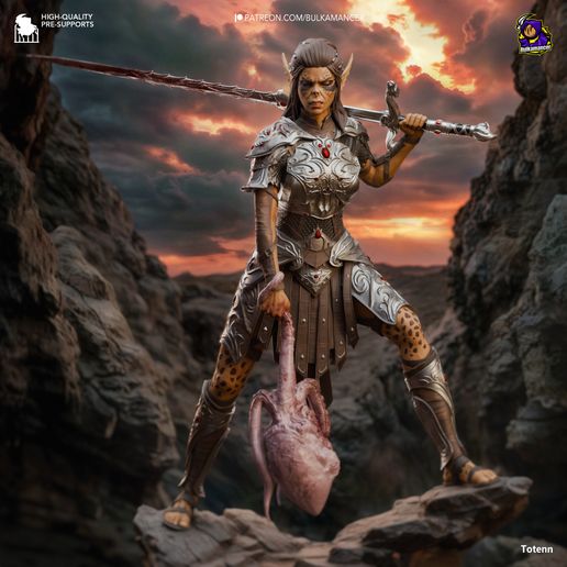 Lae'zel Baldur's Gate 3 statua da collezione IceBreaker Series