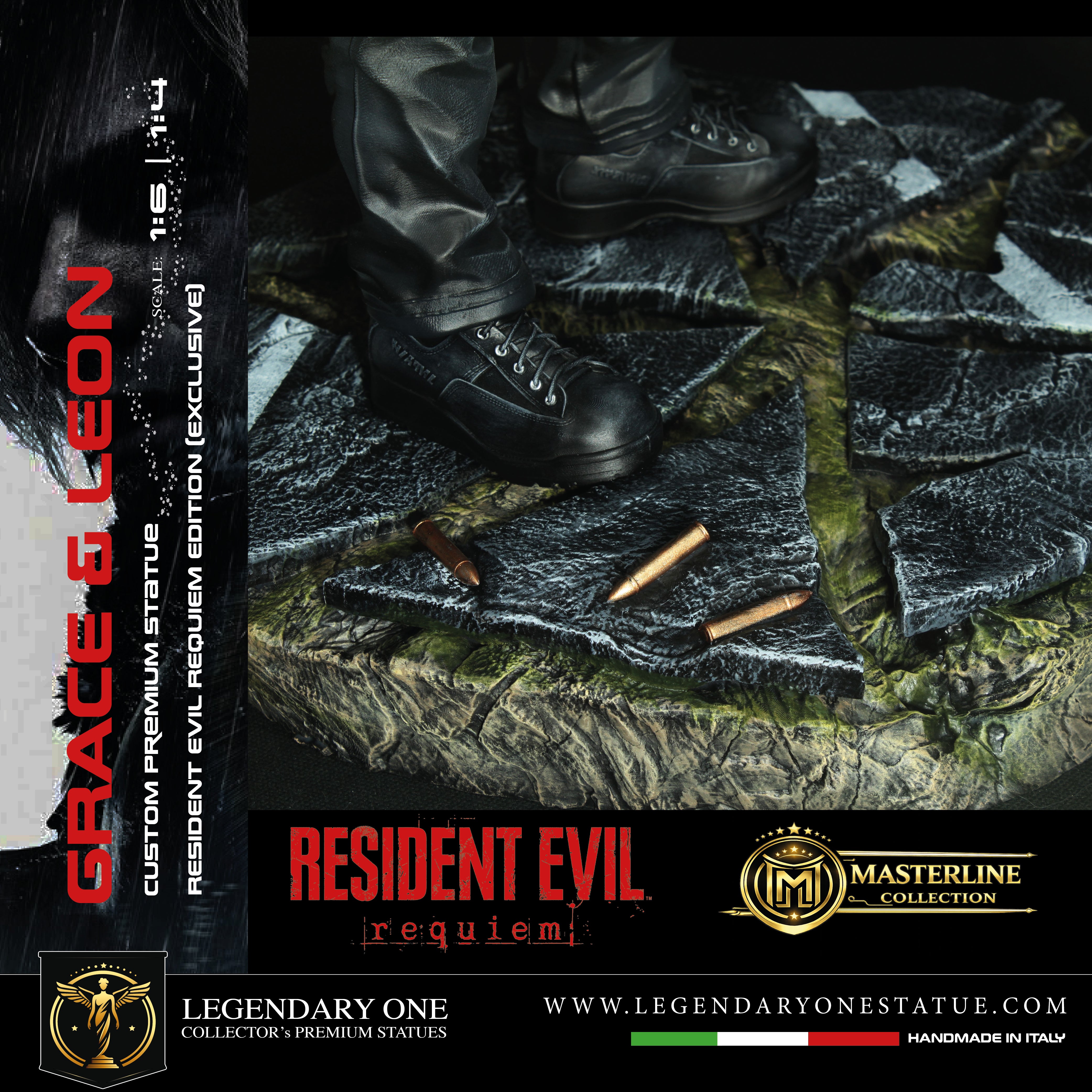 Leon S. Kennedy Statua da Collezione Esclusiva - Resident Evil Requiem Edition - Real Game Color - scala 1:6 / 1:4