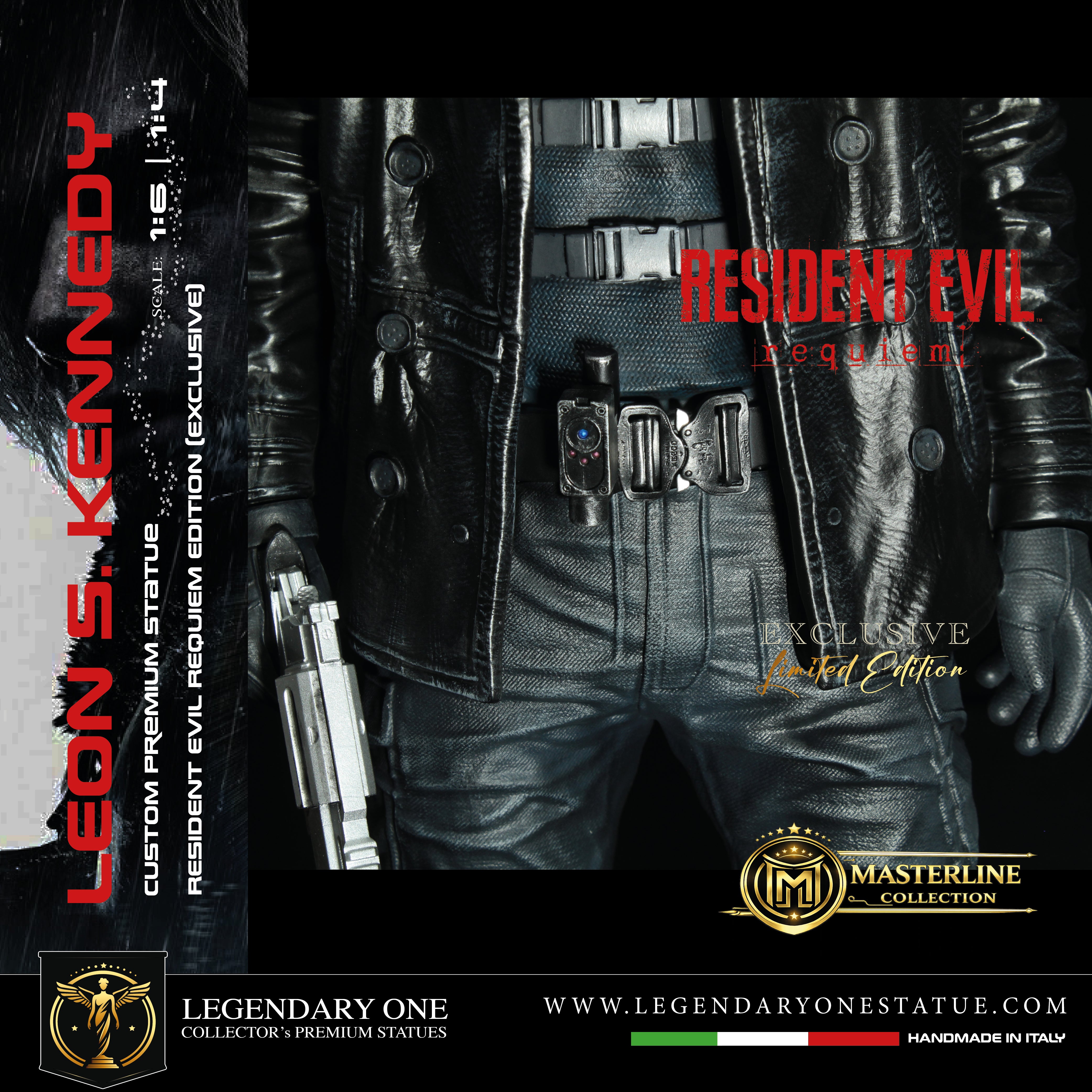 Leon S. Kennedy Statua da Collezione Esclusiva - Resident Evil Requiem Edition - Real Game Color - scala 1:6 / 1:4