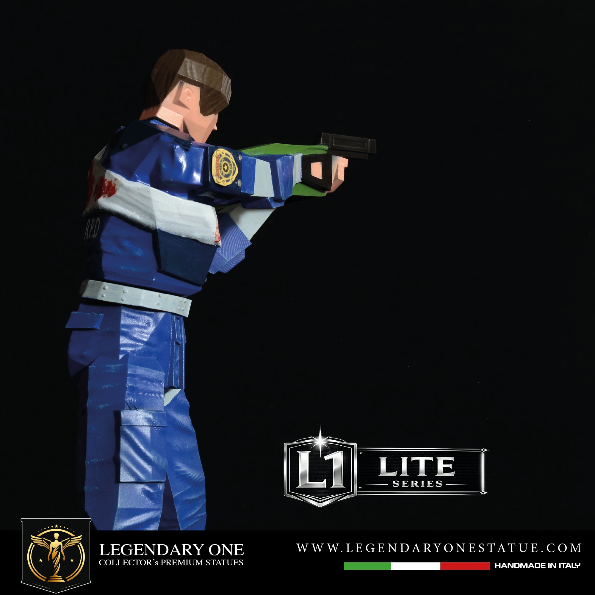 Leon S. Kennedy Pixel Edition Figure - Resident Evil 2 Statua da Collezione Esclusiva