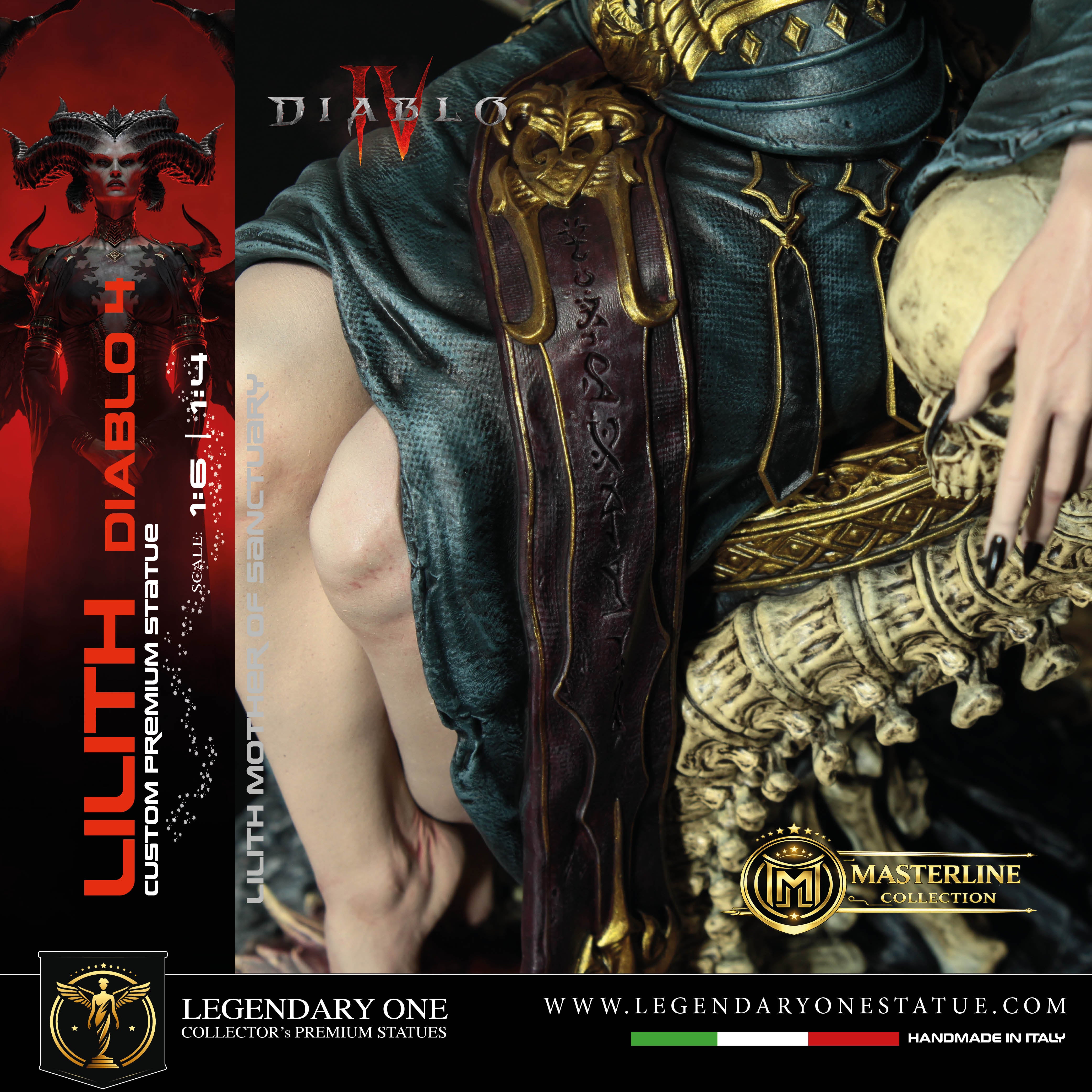 Lilith Statua da Collezione - Diablo IV Figure - Real Game Color - scala 1:6 / 1:4