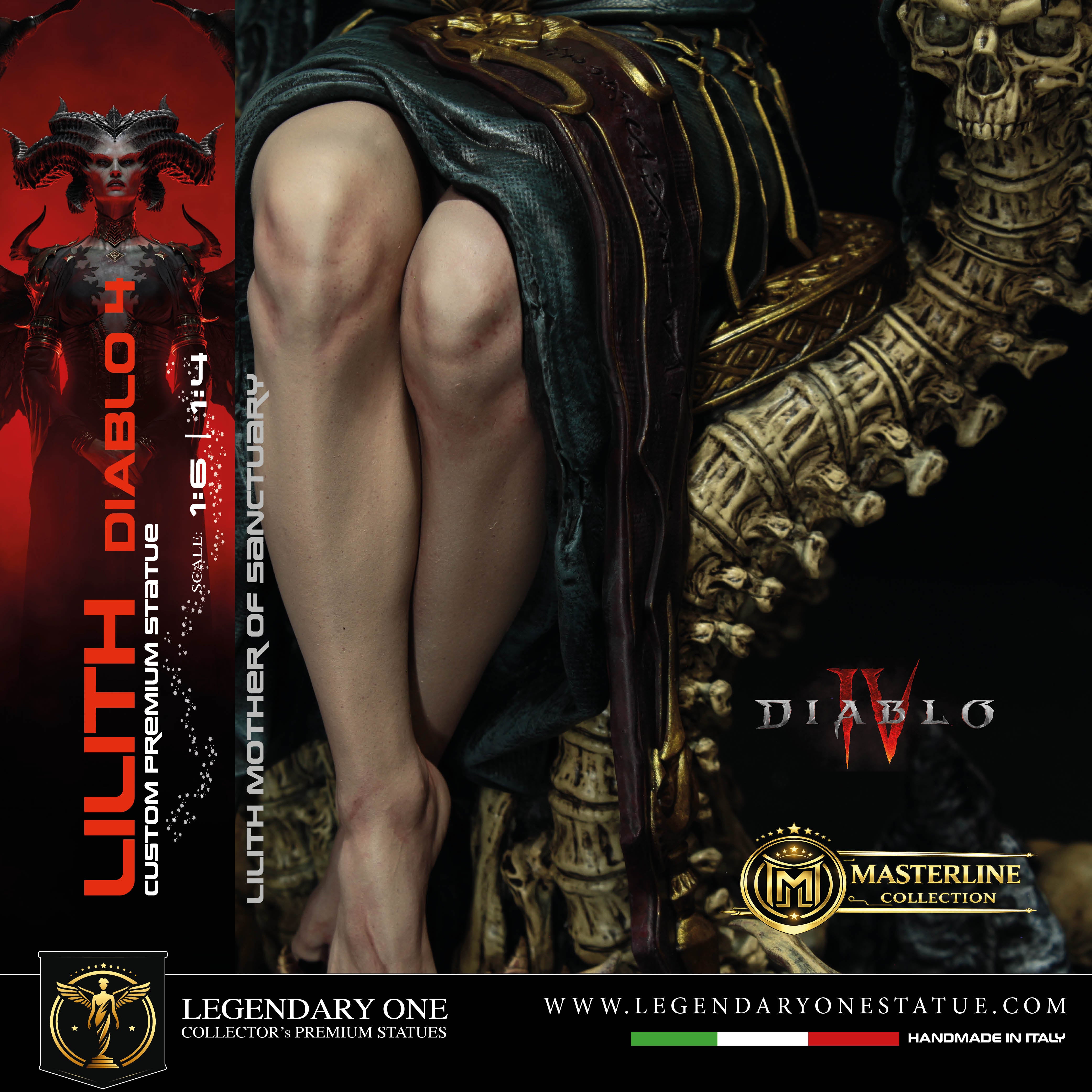 Lilith Statua da Collezione - Diablo IV Figure - Real Game Color - scala 1:6 / 1:4