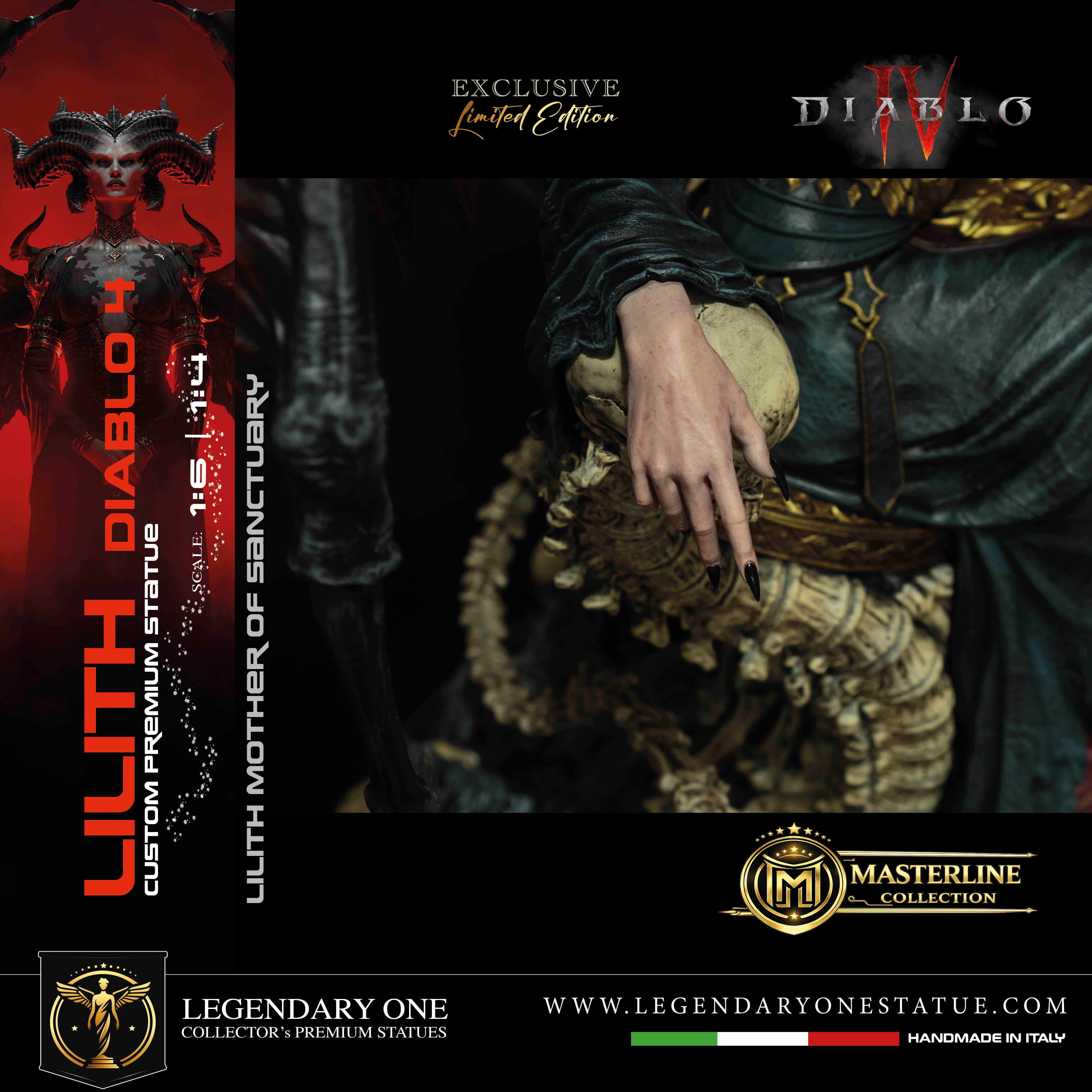 Lilith Statua da Collezione - Diablo IV Figure - Real Game Color - scala 1:6 / 1:4
