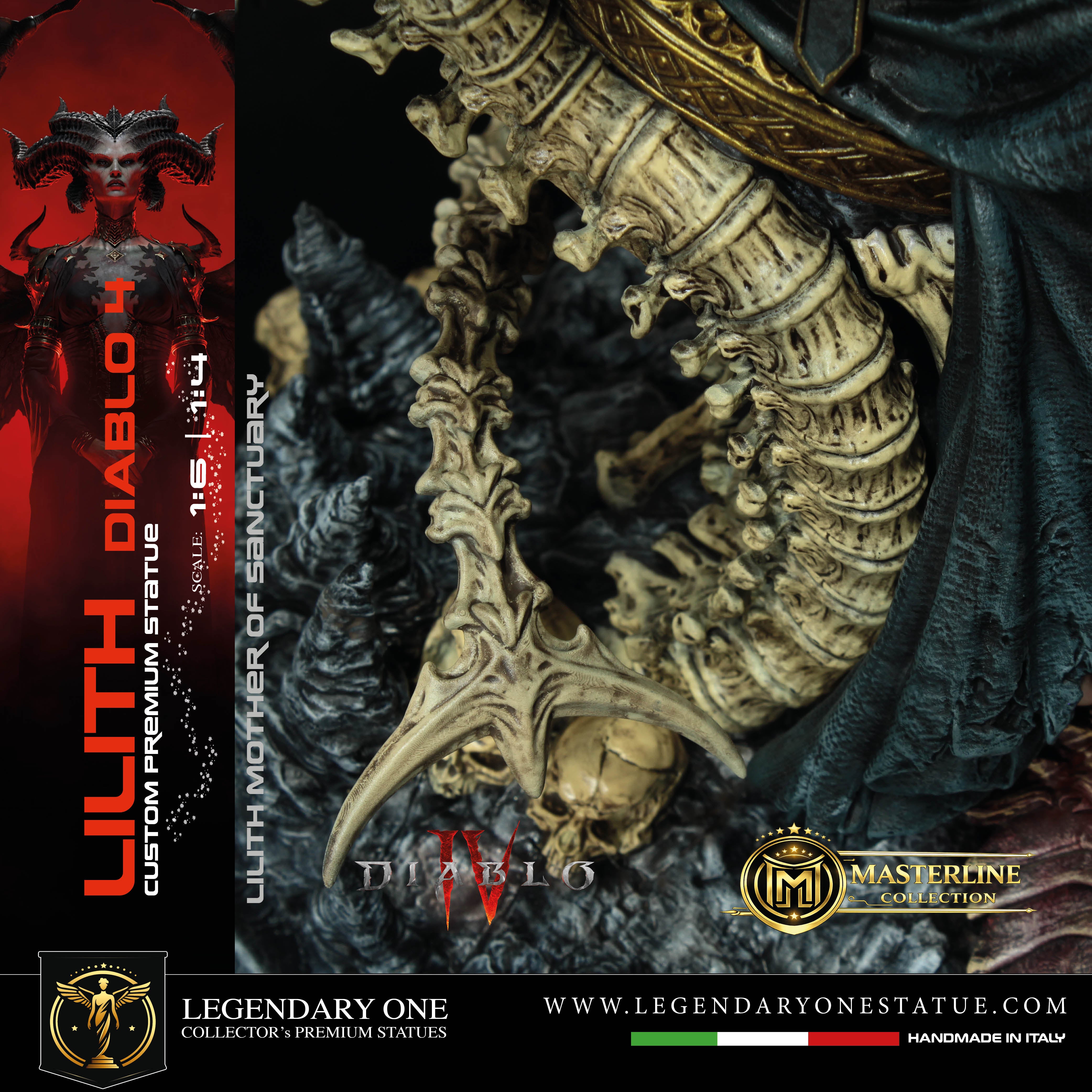 Lilith Statua da Collezione - Diablo IV Figure - Real Game Color - scala 1:6 / 1:4