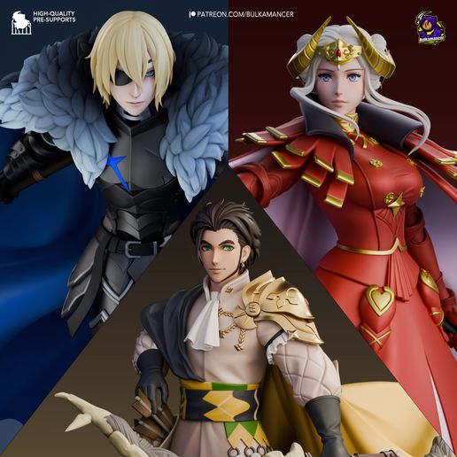 House Leaders Fire Emblem: Three Houses statua da collezione IceBreaker Series