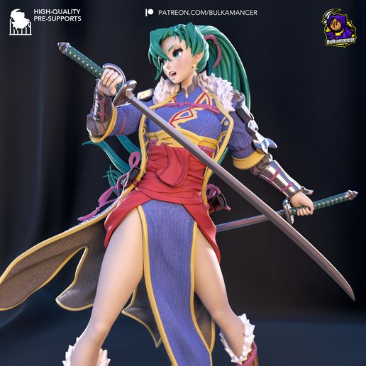 Lyn Fire Emblem statua da collezione IceBreaker Series