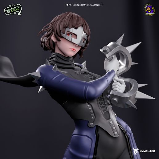 Makoto Persona 5 statua da collezione IceBreaker Series