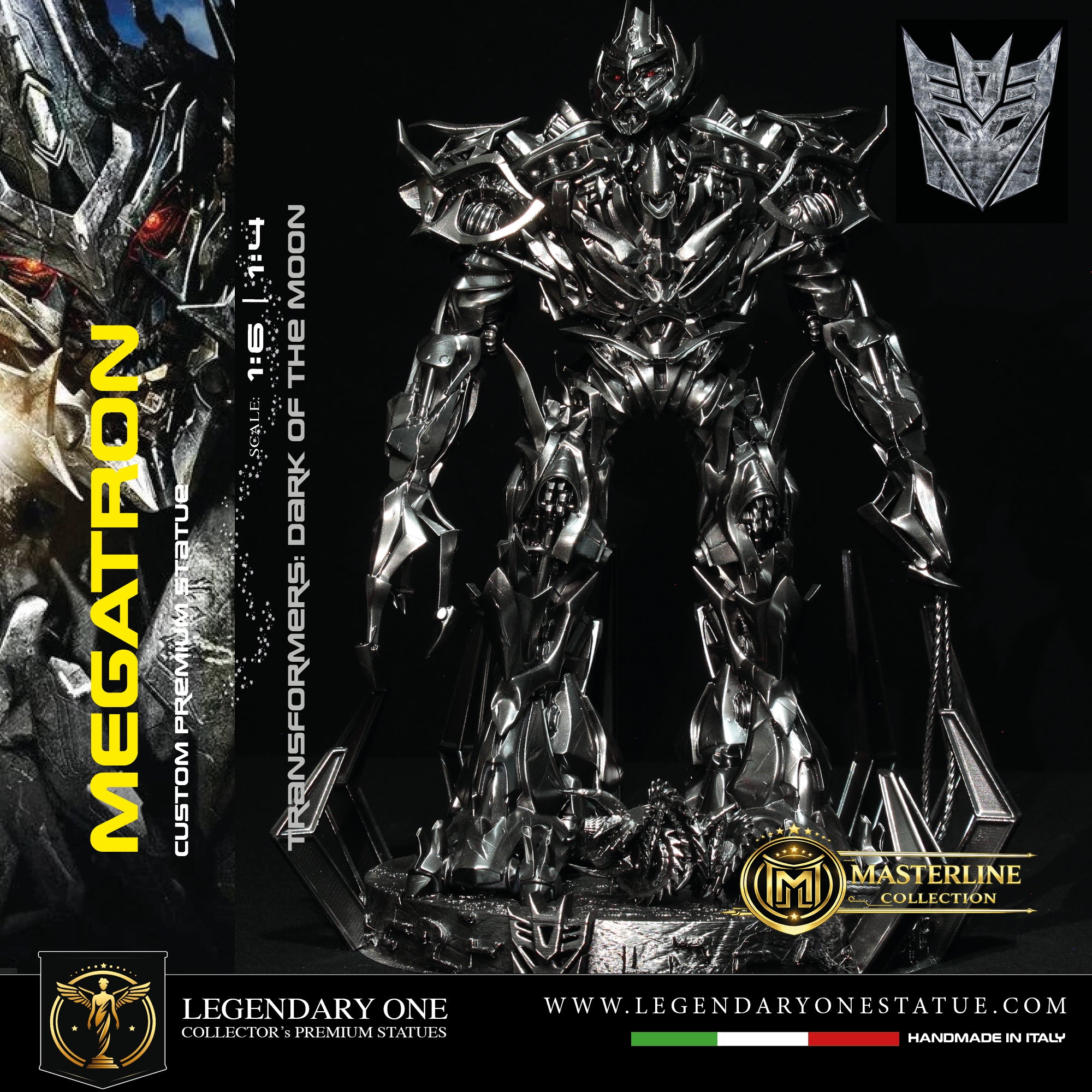 Megatron Ultimate figure - Transformers Statua esclusiva di Megatron Ultimate scala 1:4