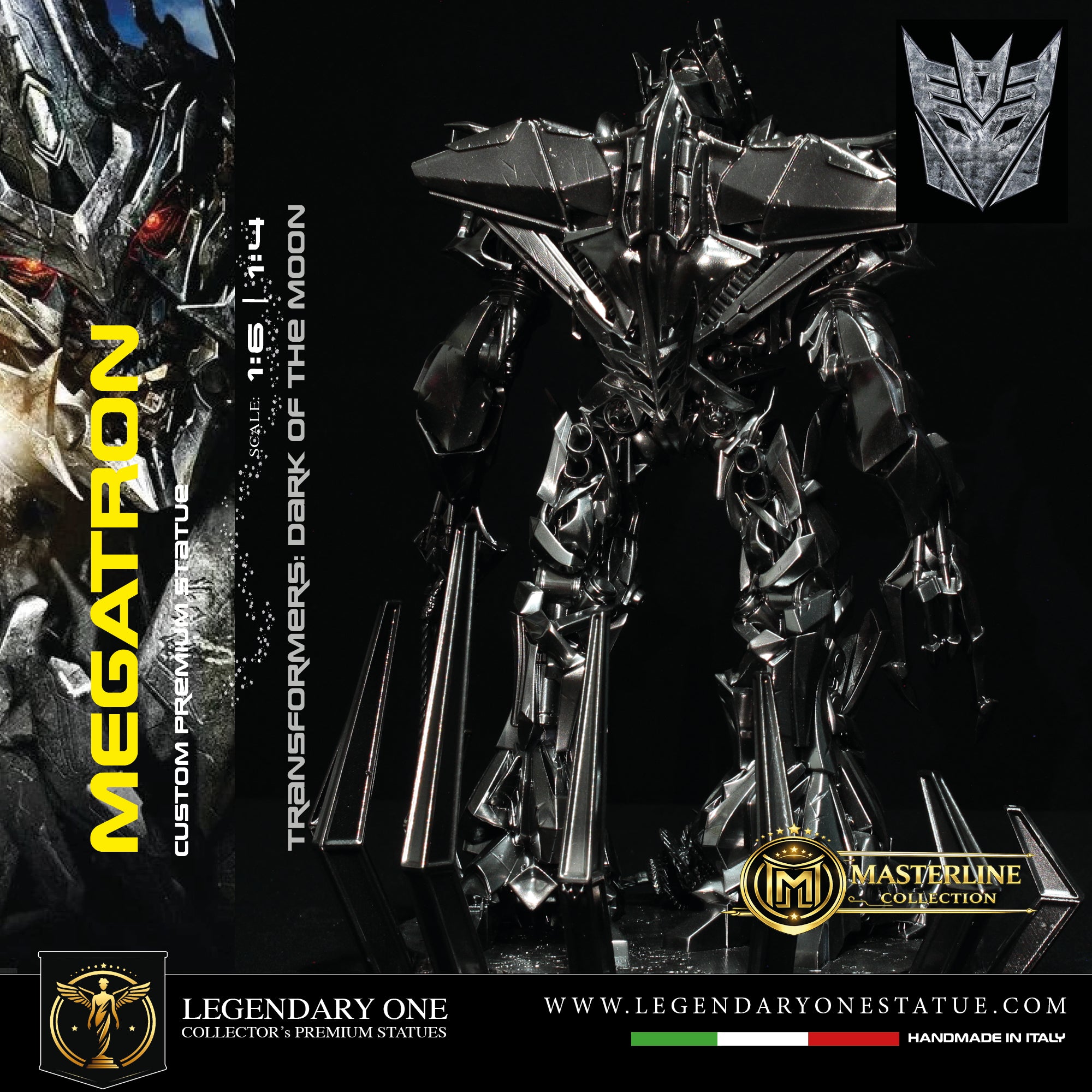 Megatron Ultimate figure - Transformers Statua esclusiva di Megatron Ultimate scala 1:4