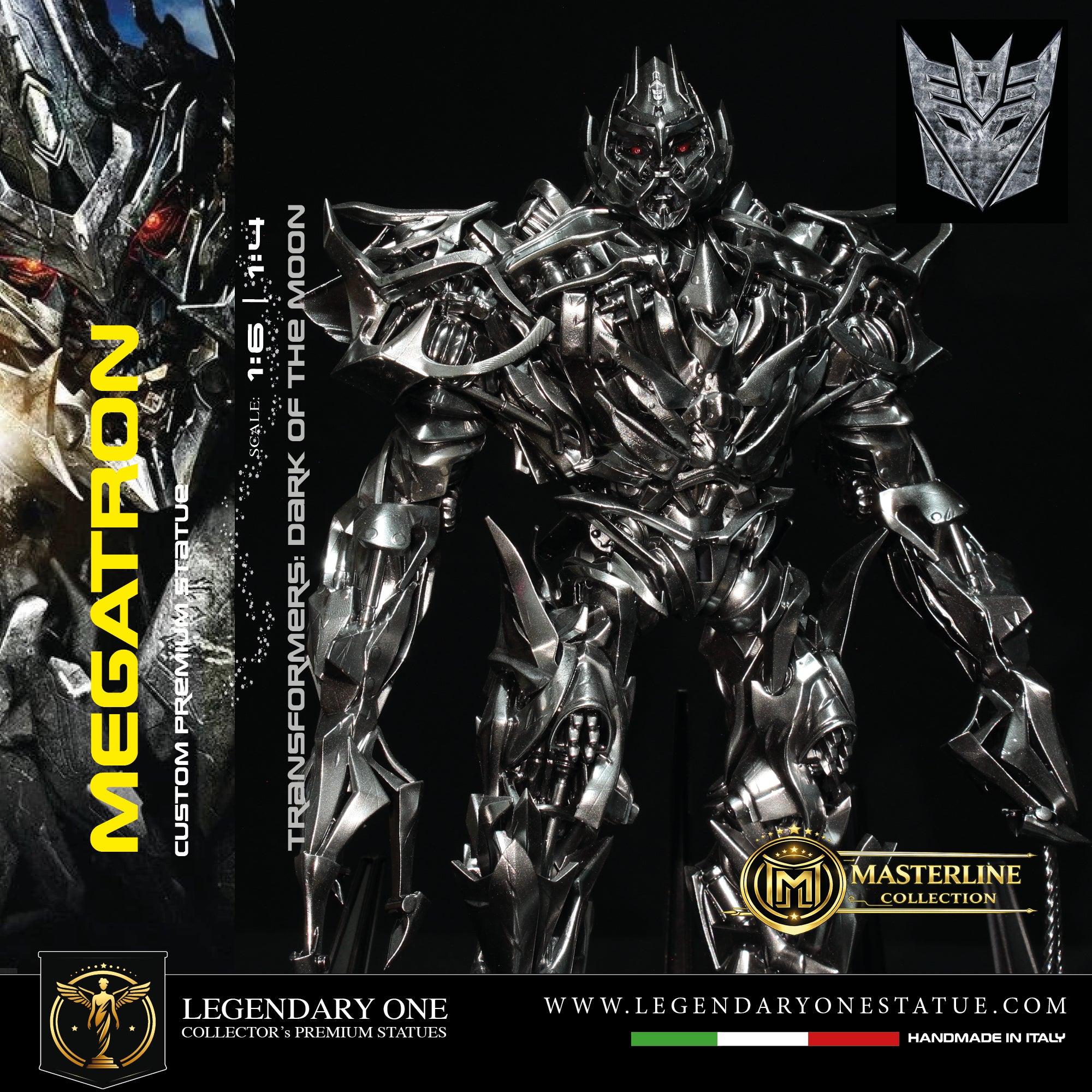 Megatron Ultimate figure - Transformers Statua esclusiva di Megatron Ultimate scala 1:4