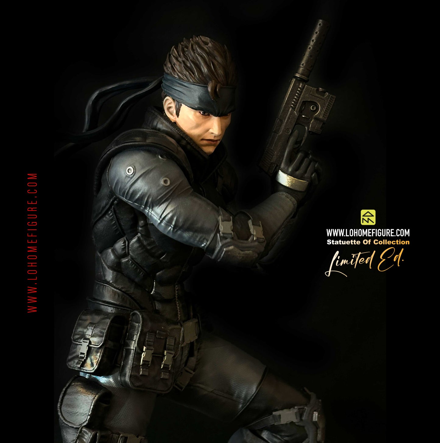 Metal Gear Solid Figure Solid Snake Statua da collezione Snake Eater colorazione realistica High Quality 12K Custom Limited Edition