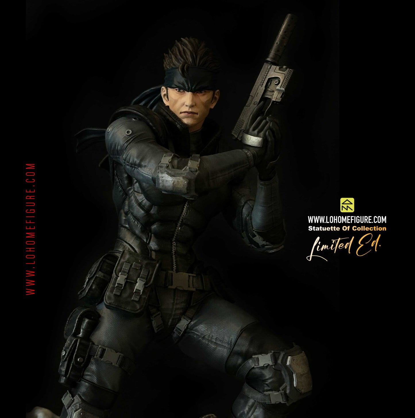 Metal Gear Solid Figure Solid Snake Statua da collezione Snake Eater colorazione realistica High Quality 12K Custom Limited Edition