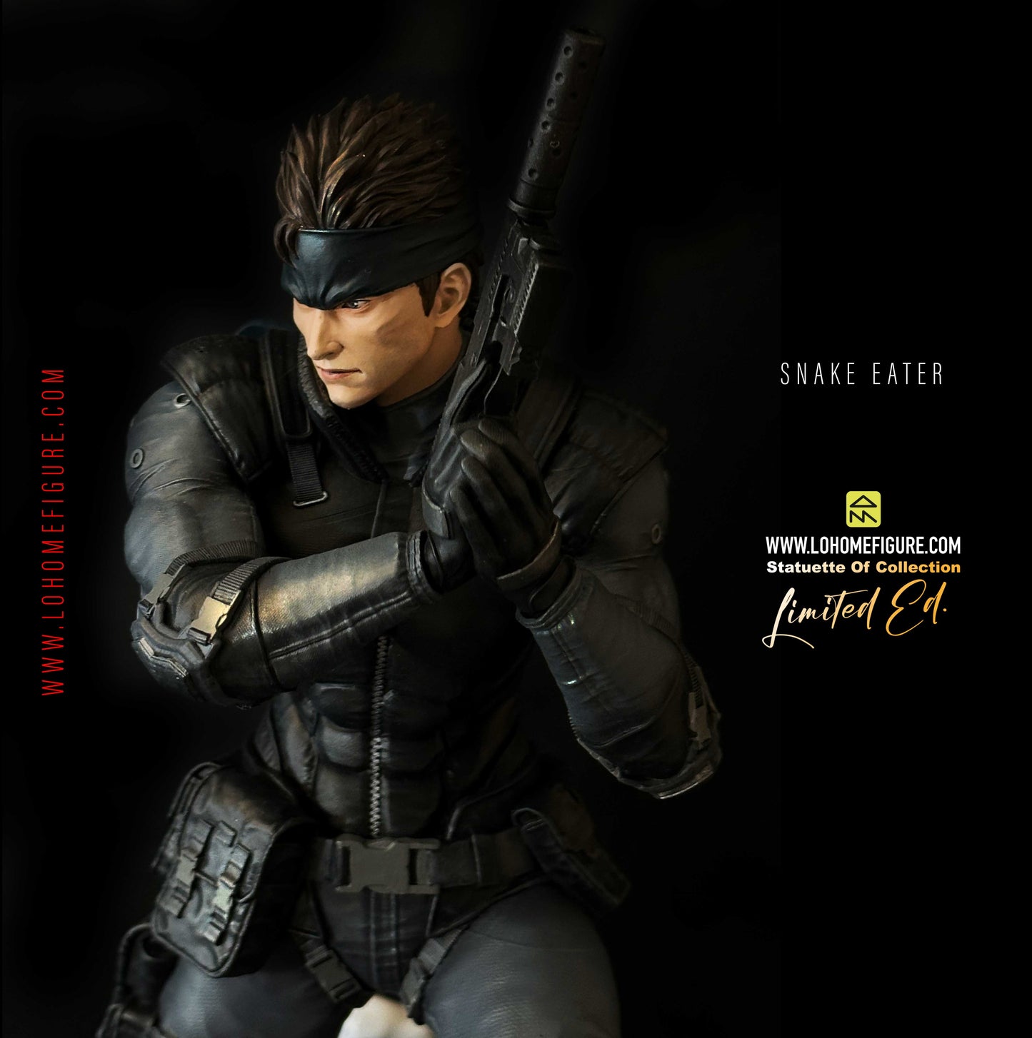 Metal Gear Solid Figure Solid Snake Statua da collezione Snake Eater colorazione realistica High Quality 12K Custom Limited Edition