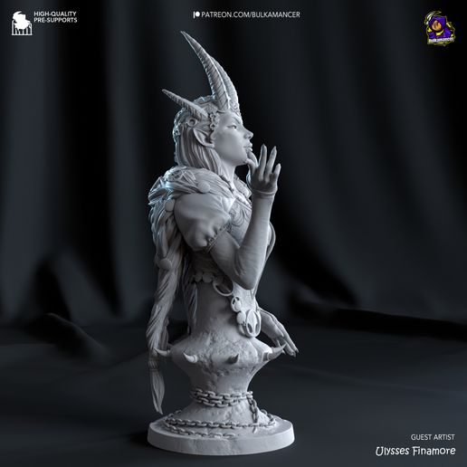 Mizora Baldur's Gate 3 statua da collezione IceBreaker Series