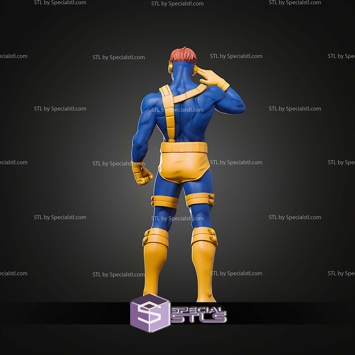 Cyclops X-Men statua da collezione IceBreaker Series vista alternativa