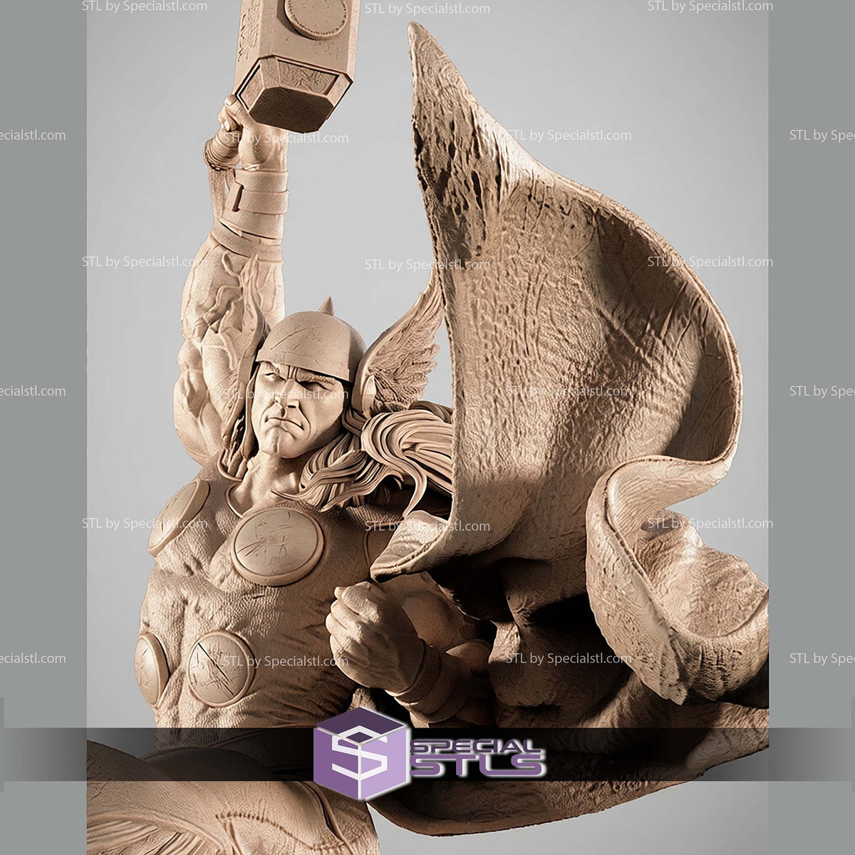 Thor Comic Marvel statua da collezione IceBreaker Series vista alternativa