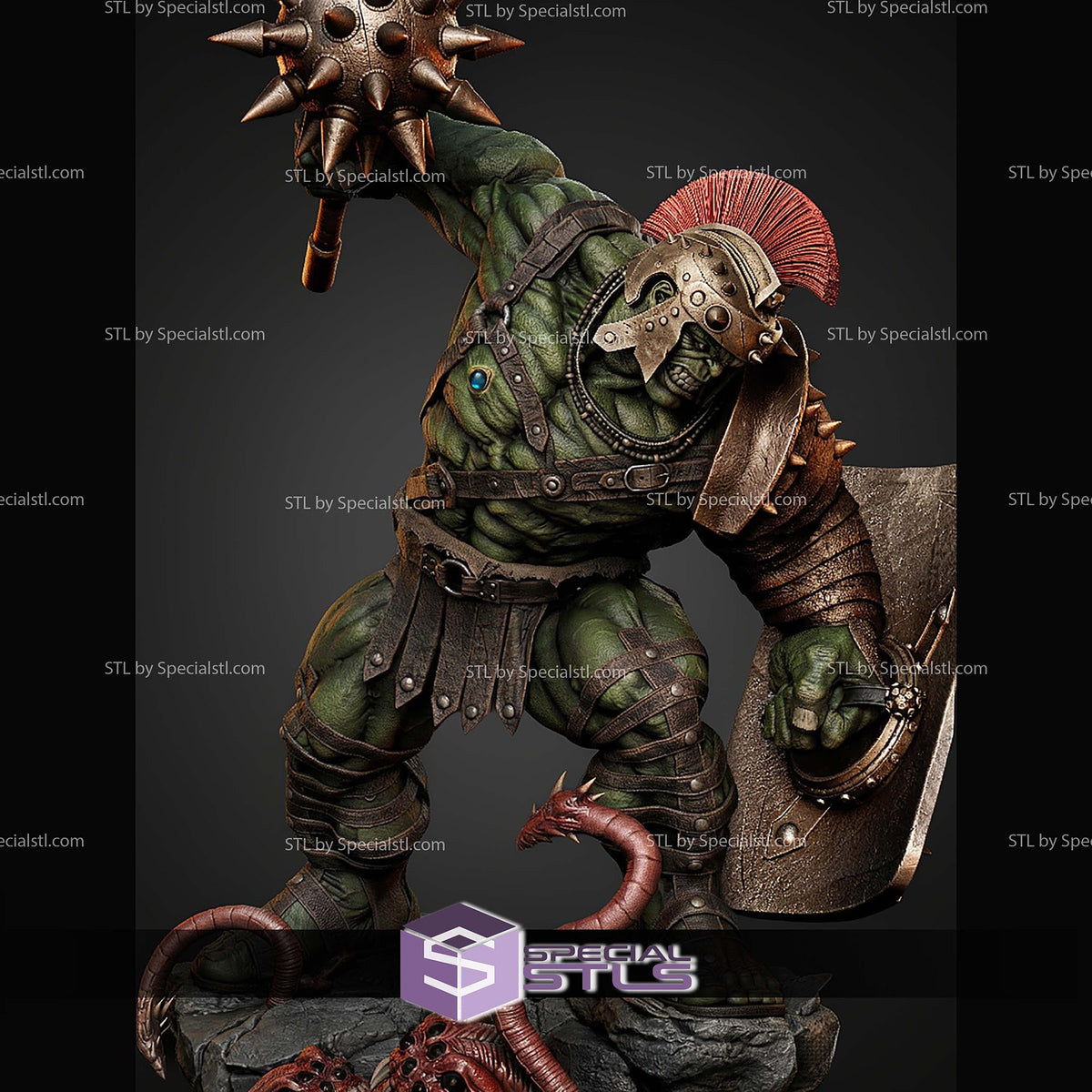 Hulk Planet Hulk Marvel statua da collezione IceBreaker Series vista alternativa