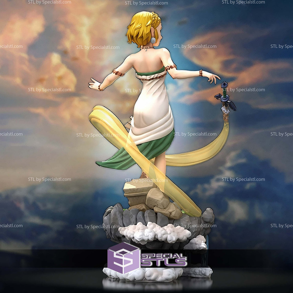 Zelda The Legend of Zelda dettaglio statua da collezione 4