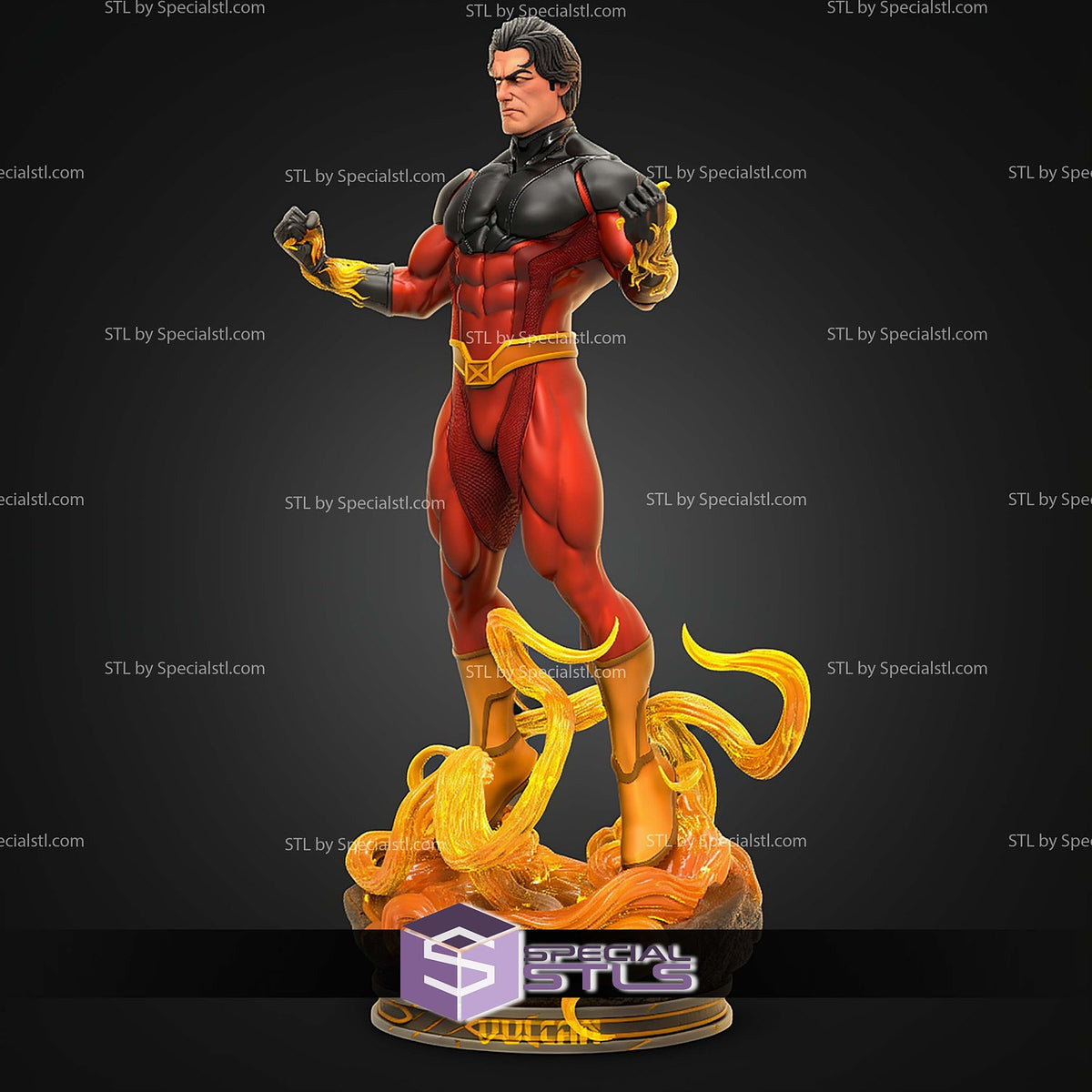 Vulcan Museum Pose X-Men statua da collezione IceBreaker Series vista alternativa