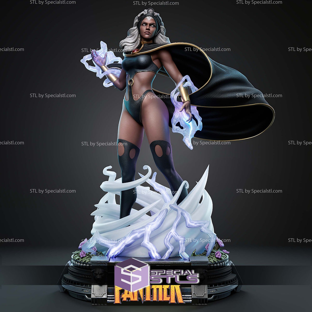 Storm Black Panther Base X-Men statua da collezione IceBreaker Series