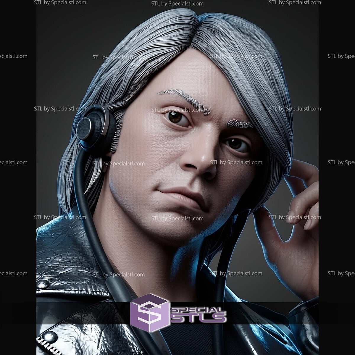 Quicksilver Movie X-Men dettaglio statua da collezione 4