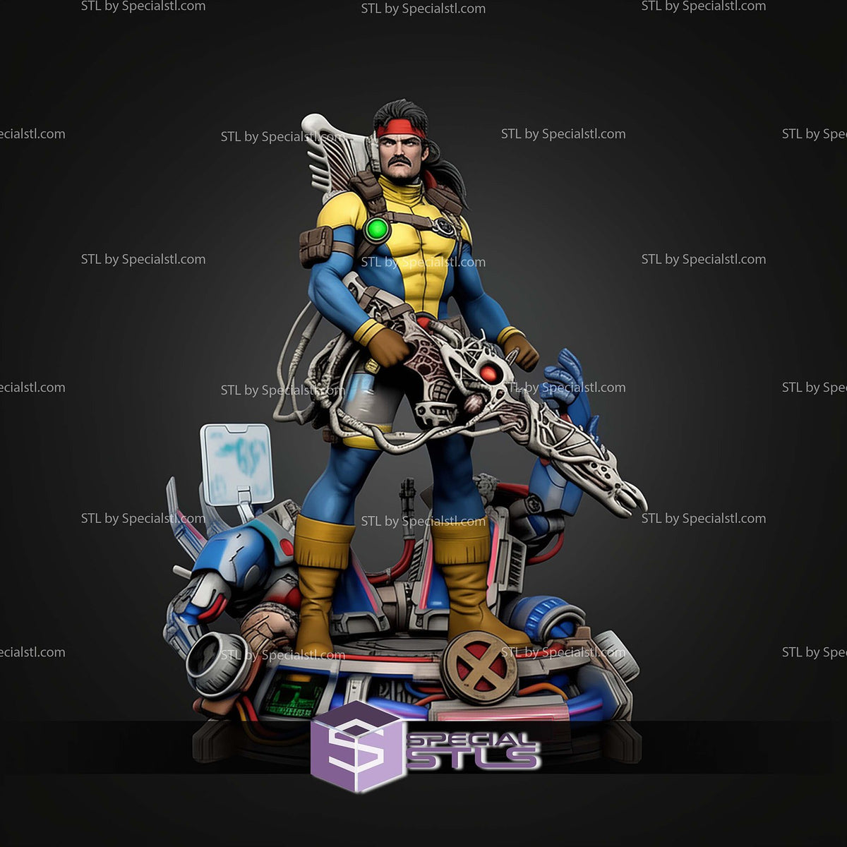 Forge X-Men statua da collezione IceBreaker Series