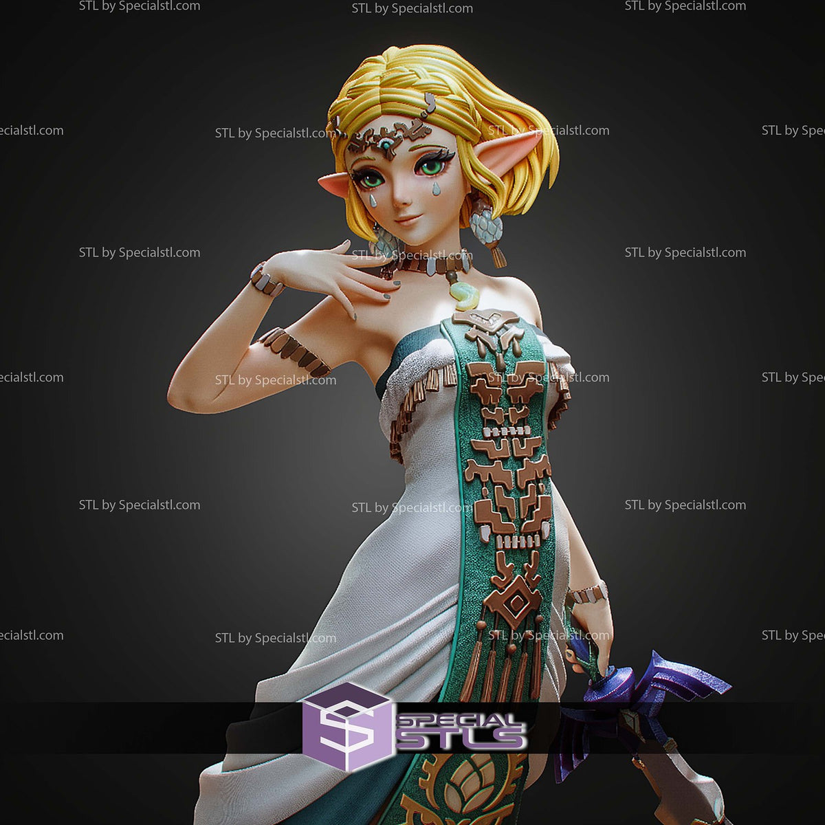 Principessa Zelda The Legend of Zelda statua da collezione IceBreaker Series