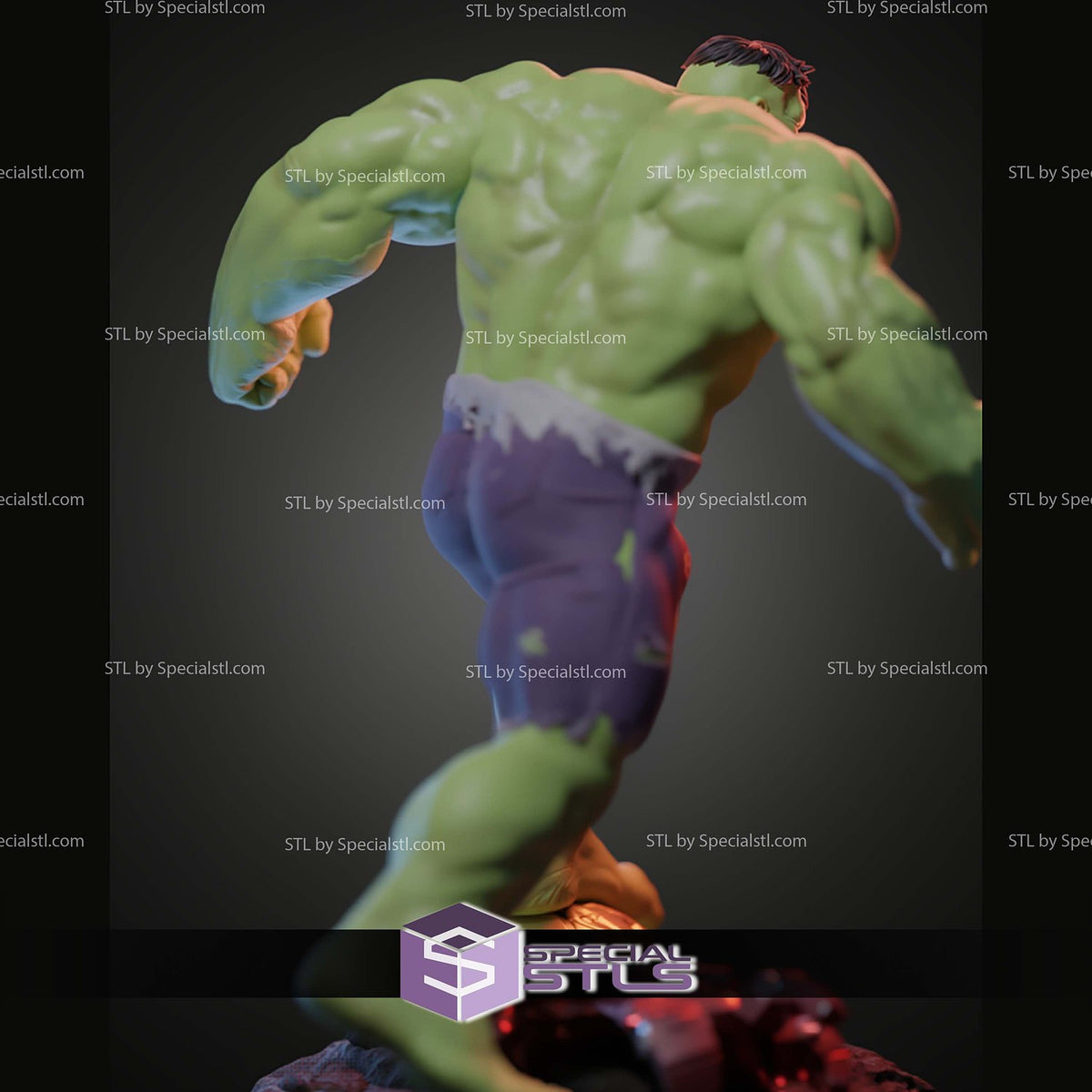 Young Hulk Marvel statua da collezione IceBreaker Series vista alternativa