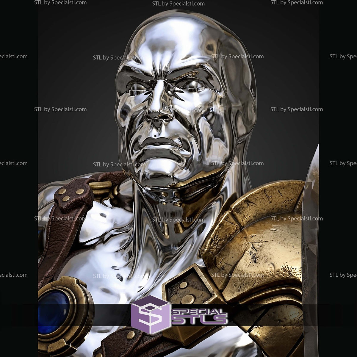 Silver Surfer Planet Hulk Marvel dettaglio statua da collezione 4