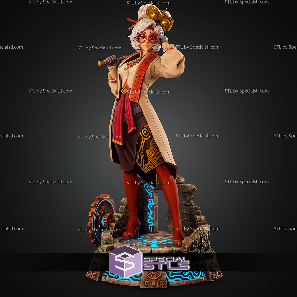Purah Mechanic Base The Legend of Zelda statua da collezione IceBreaker Series