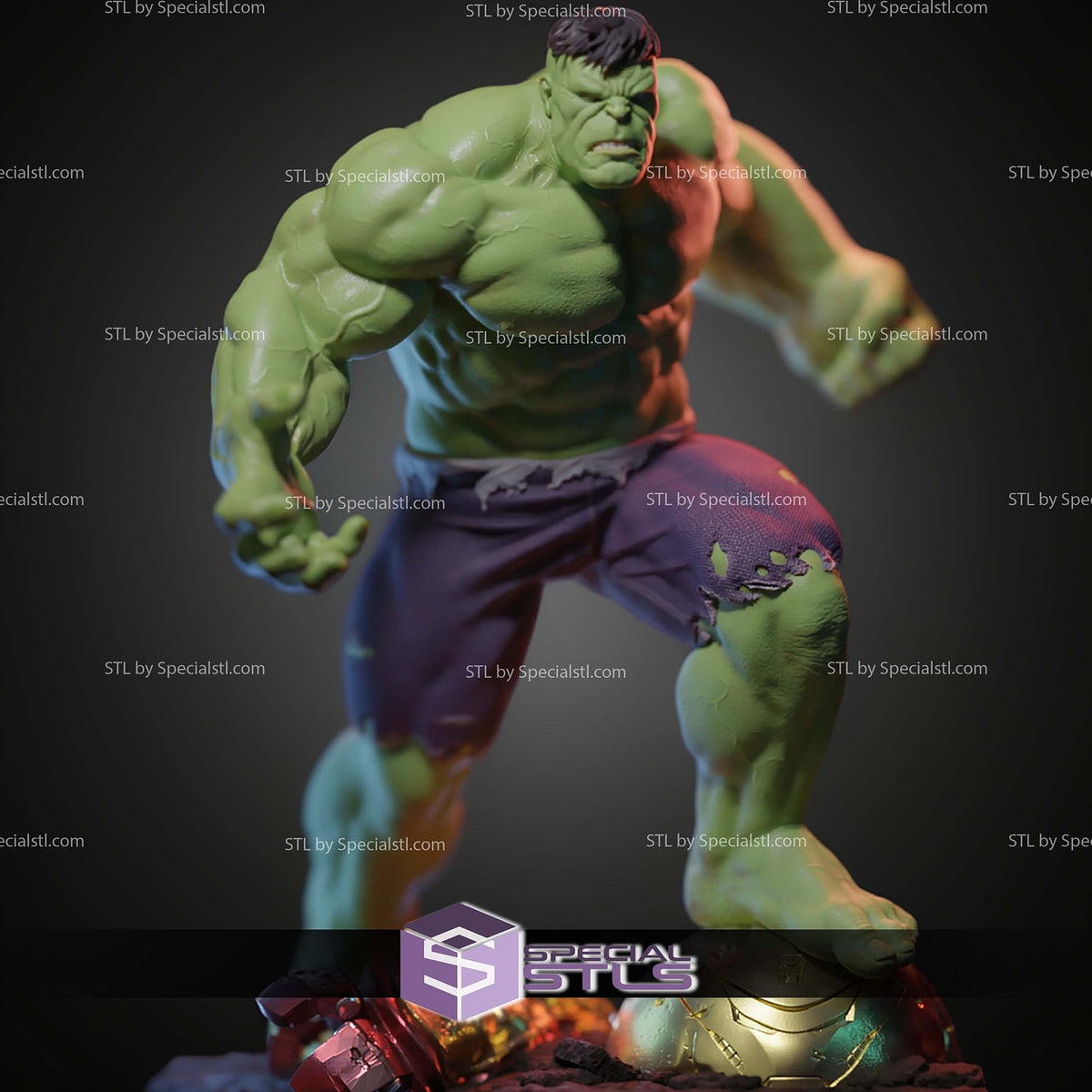 Young Hulk Marvel statua da collezione IceBreaker Series